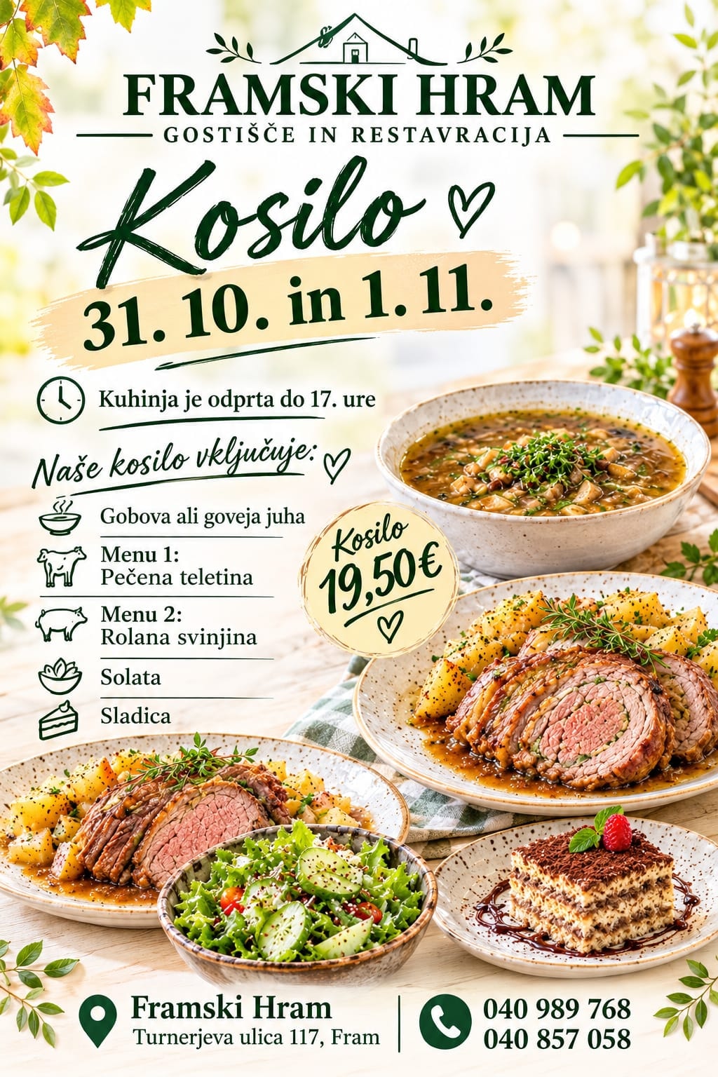 Vikend kosilo – Framski Hram